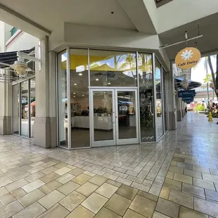 the outside of the building