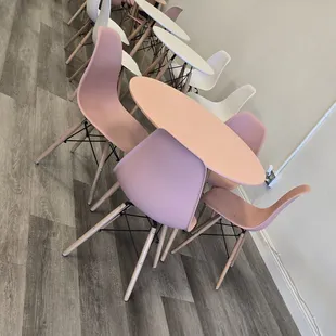 interior, sushi and sashimi