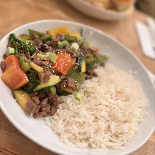 Steak stir fry