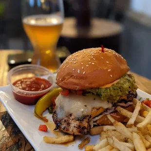 Chipotle Chicken Burger $15