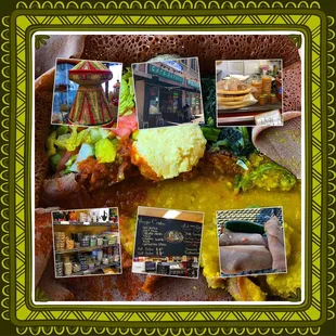 Montage of images from Cafe Dareye