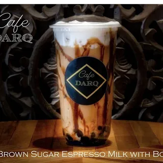 Brown Sugar Espresso Milk w/ Boba