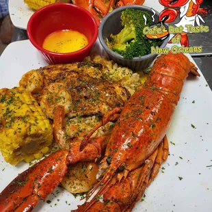 obster and corn