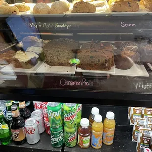a variety of baked goods