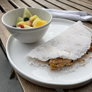 Frango tapioca crepe