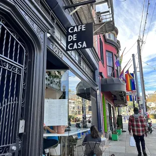 Front of the restaurant