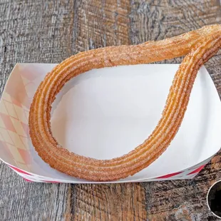 churros in a paper container