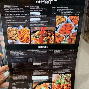 Food menu