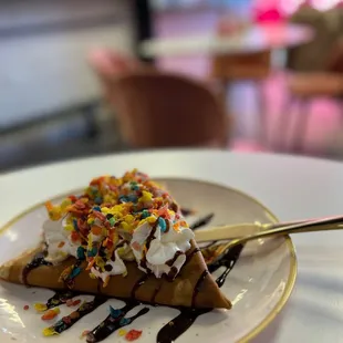 Fruity Pebbles Crepe