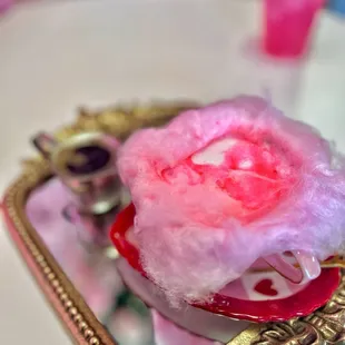 Cotton Candy Strawberry Latte