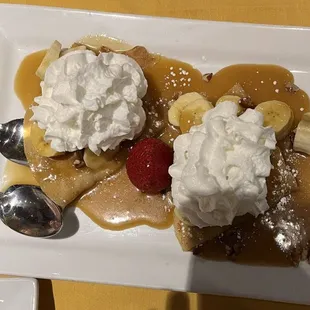 Banana crepes