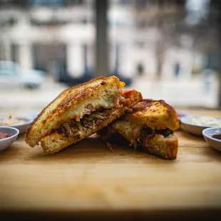Enjoy the view with our Bulgogi Patty Melt