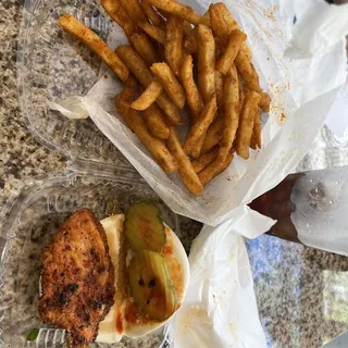 Honey Sriracha Chicken Po Boy