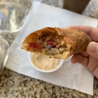 Chicken Cheesesteak Eggroll