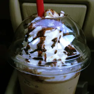 Triple chocolate blended mocha. Rich in taste, hits the spot.