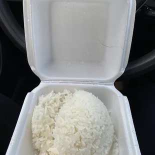 Hair was on TOP of the rice, I just moved it immediately. This is definitely not our hair cuz this has color in it. I have black hair.