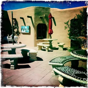 sushi and sashimi, outside