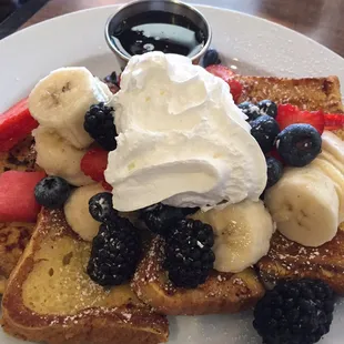 New berry banana French toast