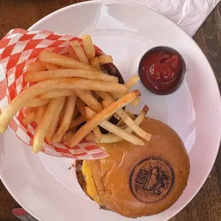 Double Cheese Burger Lunch