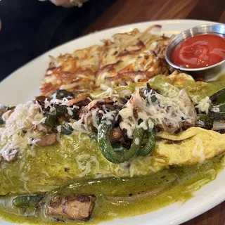 Poblano Omelette