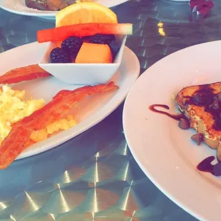 Side of Chocolate Chips French Toast