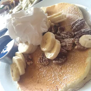 Banana Pecan Pancakes
