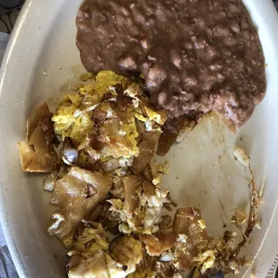 Migas.. i had already started into the plate!