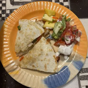 Quesadilla de camarón