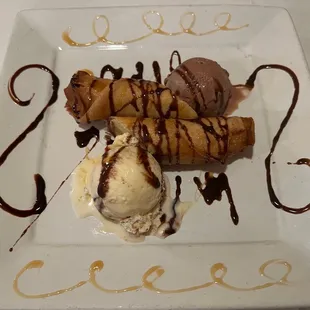 Fried Banana a la Mode