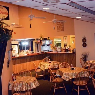 the interior of a restaurant