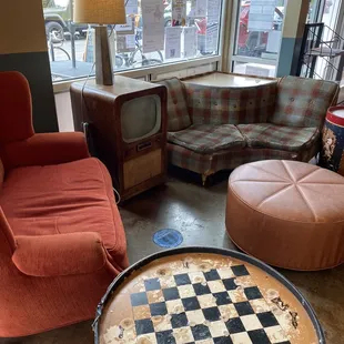 Cute vintage furniture area