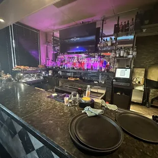 interior, sushi and sashimi