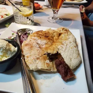 Cevapi with traditional bread