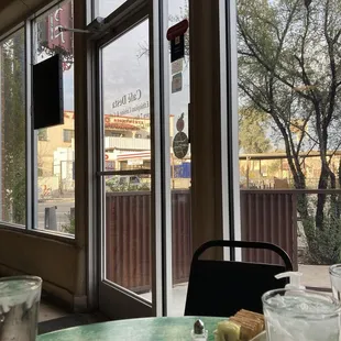 a view of the outside of the restaurant