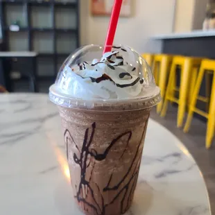 Mocha Java chip frap