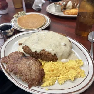 Chicken fried chuck meal