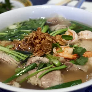 Hu Tien Nuoc Hoac Hu Tieu Kho Tom Thit