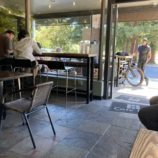 two people sitting at a table