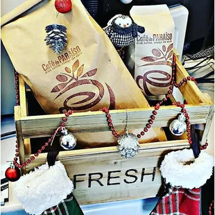 Our coffee makes a wonderful gift during the holidays and throughout the year!