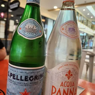 ACQUA PANNA VS PELLEGRINO BOTH MY VERY FAVORITE