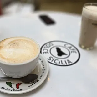 morning cups of Italian coffees