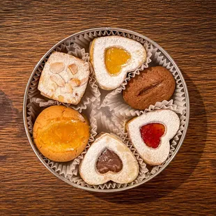a variety of pastries