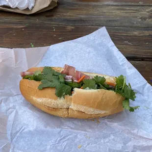 Combo Banh Mi with jalapeños