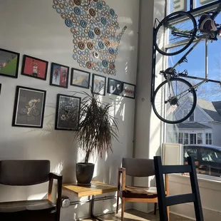 Bike themed decor