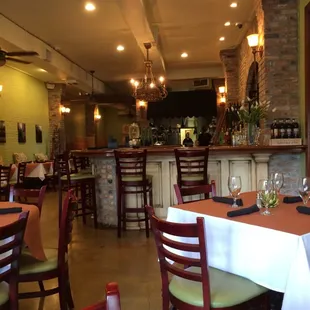 the interior of a restaurant