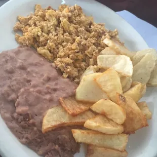 Chorizo breakfast plate