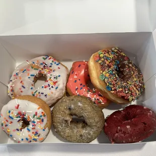 Half dozen donuts