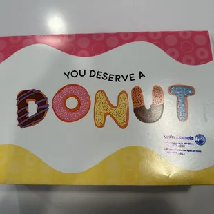 you deserve a donut