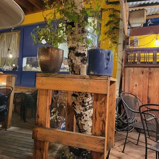 Cute outdoor seating area