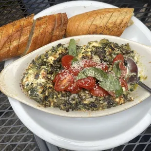 Pecorino spinach dip